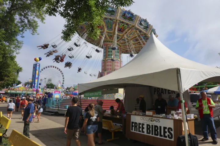 Clergy dish up meatball sundaes, pickle ice pops and a little faith at the Minnesota State Fair