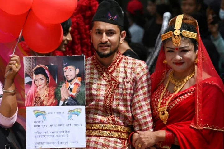 Celebrations as Nepal registers first LGBTQ marriage