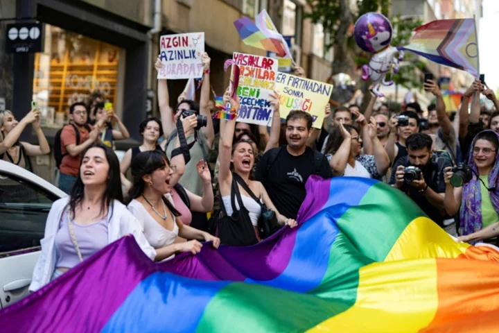 Istanbul gay pride activists rally despite ban