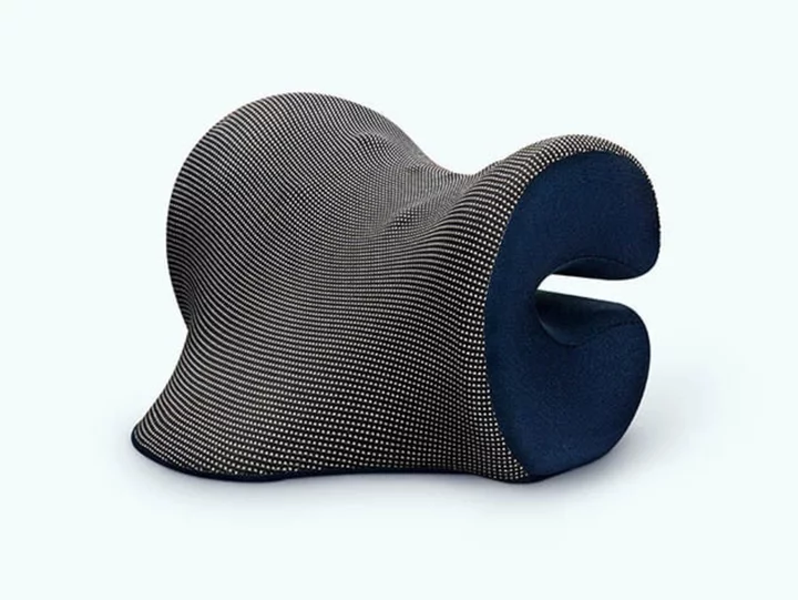 Get an ergonomic massaging neck pillow for $50