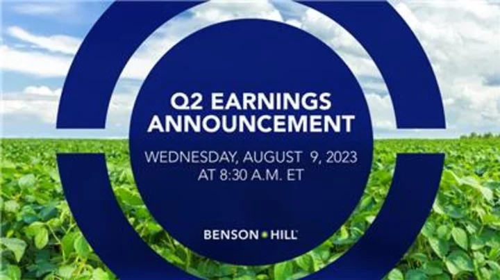 Benson Hill Announces Second Quarter Earnings Release Date