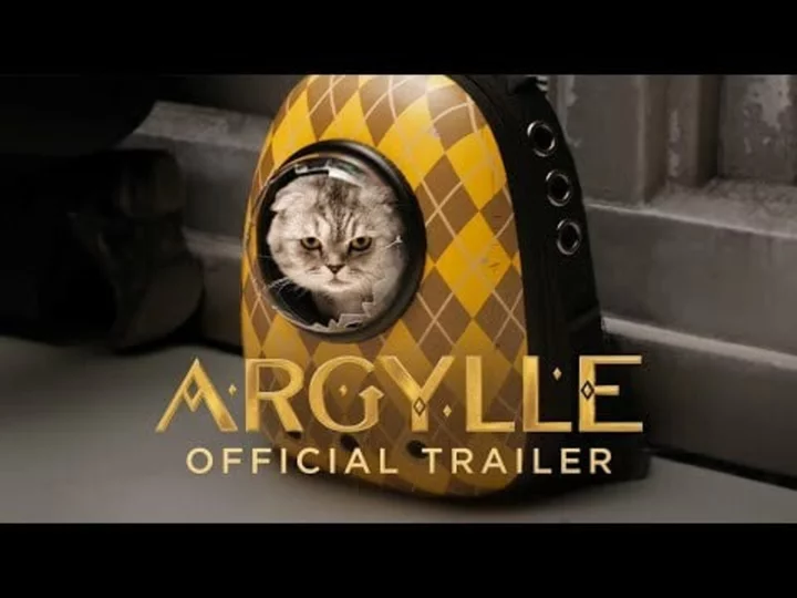 Henry Cavill, Dua Lipa, and a very good cat star in action-packed 'Argylle' trailer