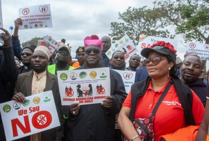 Thousands rally in anti-LGBTQ protest in Malawi