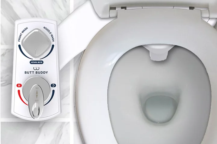 Get warm and cool water from this easy-install bidet, only $99.99